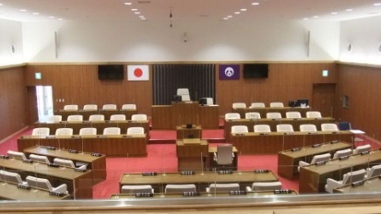 石巻市役所議場 様 の設置写真